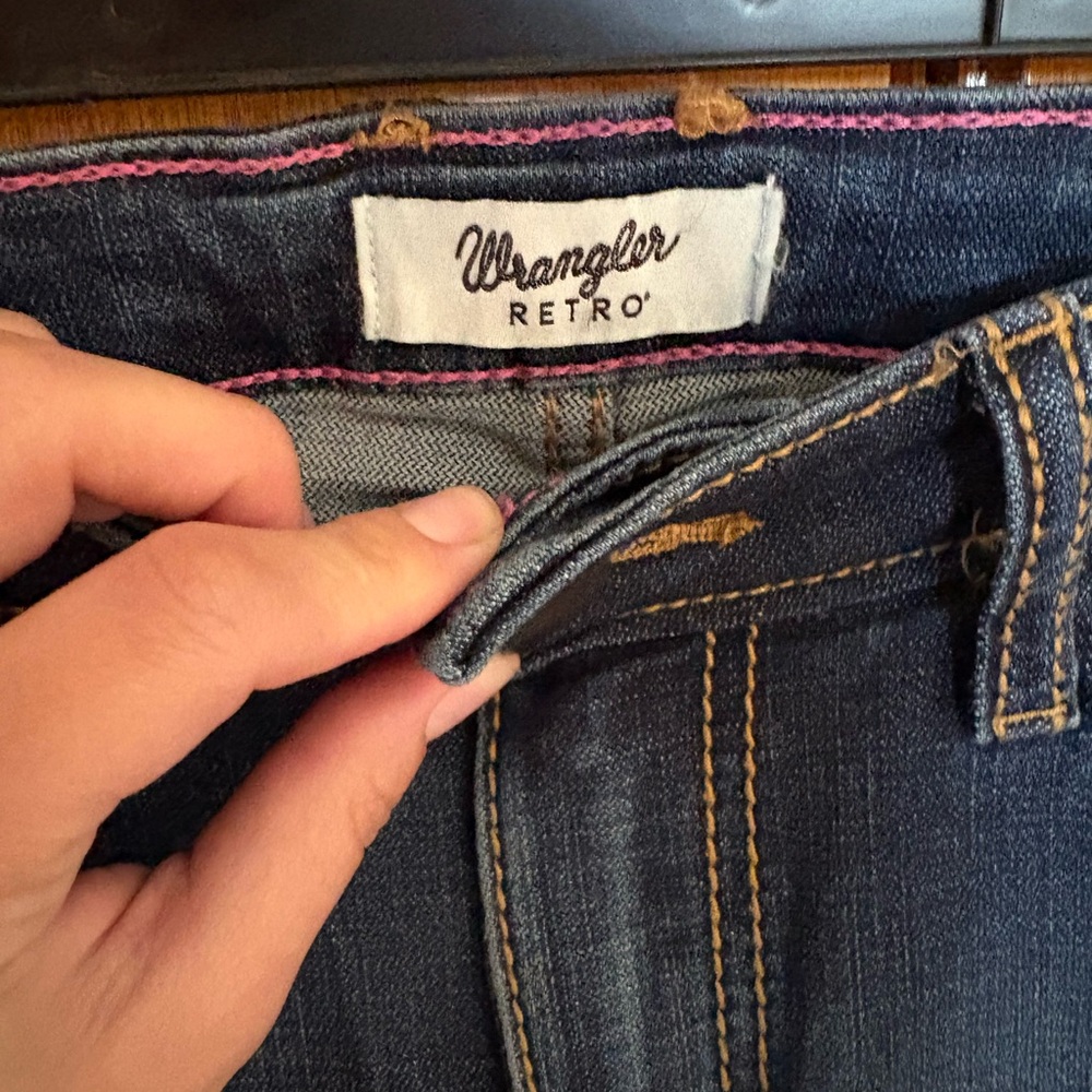 Wrangler Women's Dark Blue Boot Cut Jeans - Picture 6 of 8